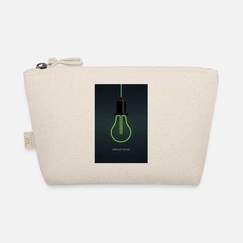 Bright Ideas – Neon Glühbirne Design Bio-Täschchen