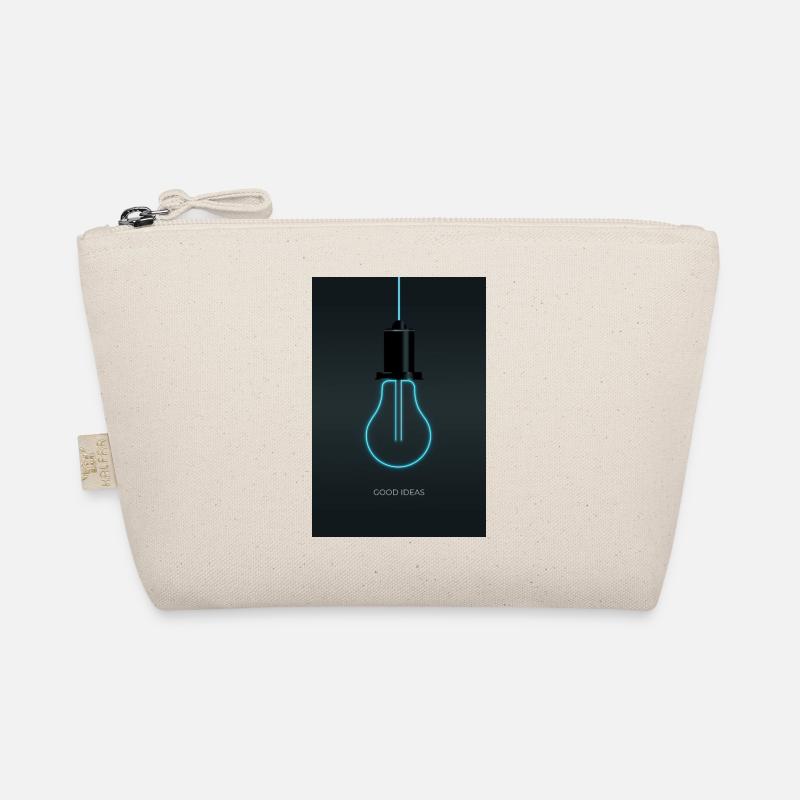 Good Ideas – Neon Light Bulb Electric Blue Organic Pouch