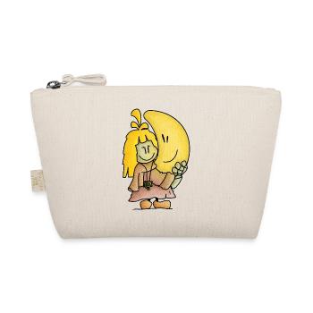 Micol - the smiling moon / - Organic Pouch - nature - Front