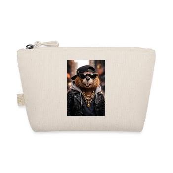 Otter Rocker Leather - Organic Pouch - nature - Front