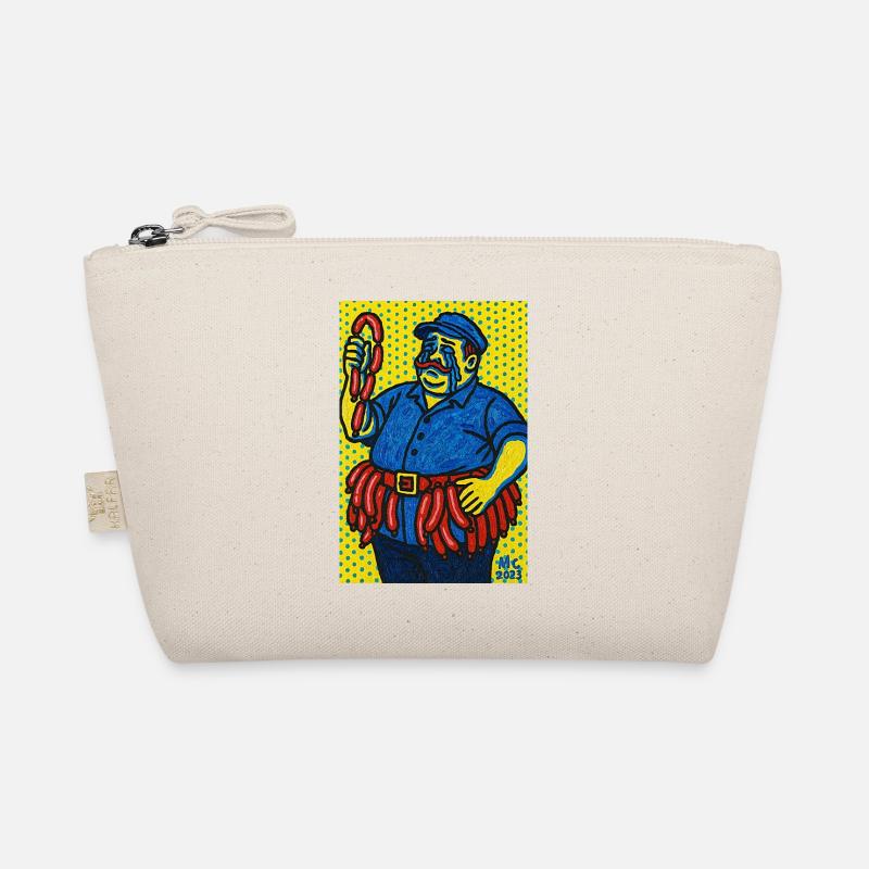 Wurstmann in Pop Art Style Organic Pouch