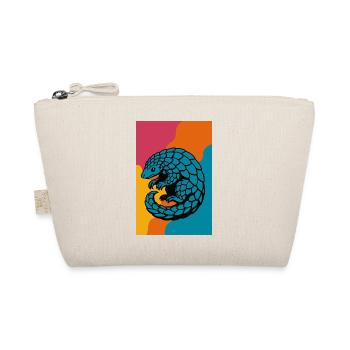 Pangolin Pop Art - Organic Pouch - nature - Front