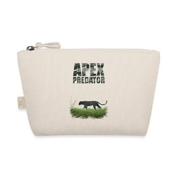Retro Pixel Art Apex Predator - Organic Pouch - nature - Front