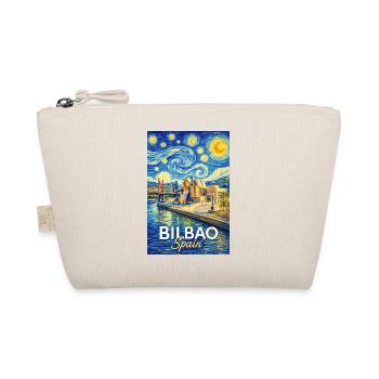 Bilbao Spain - Organic Pouch - nature - Front