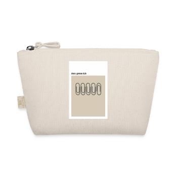 Chaos – German Style Paper Clips Beige - Organic Pouch - nature - Front