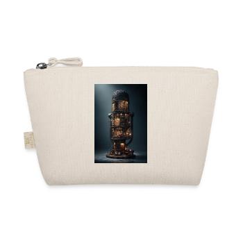 Library Tower in a Glass Dome - Organic Pouch - nature - Front