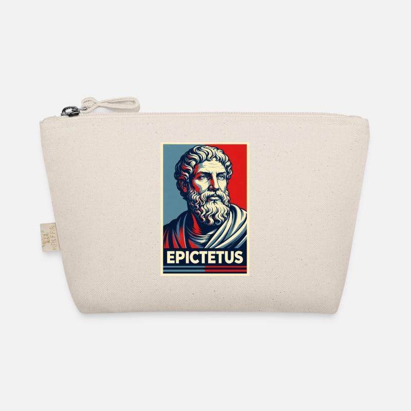 Epictetus Stoic Sage Retro Pop Art Poster Organic Pouch