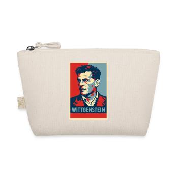 Wittgenstein Pop Portrait - Organic Pouch - nature - Front