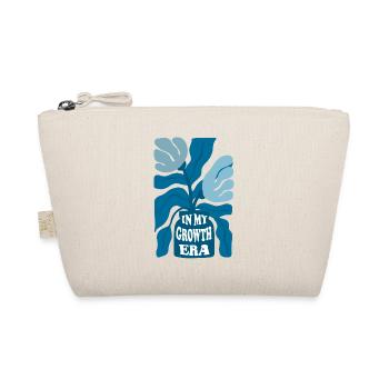 In My Growth Era – Positive Floral Saying - Organic Pouch - nature - Front