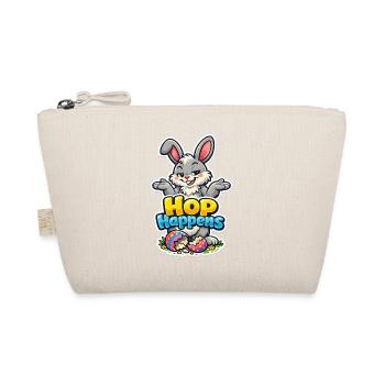 Hase Häschen Frühling Blumen Sommer Ostern Garten - Bio-Täschchen - Natur - Vorne