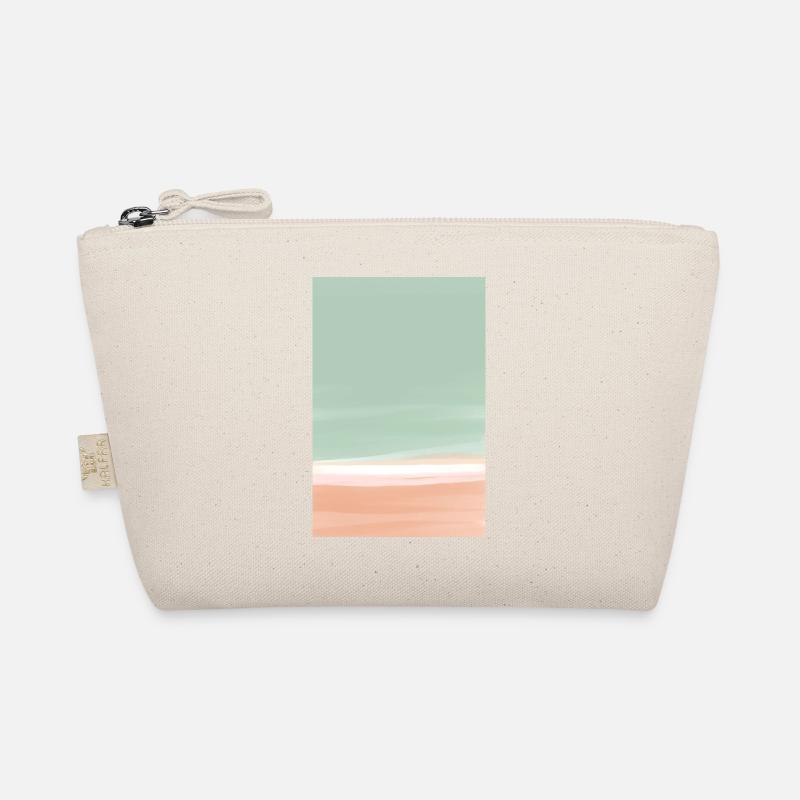 Green orange block - personalisierbar Bio-Täschchen