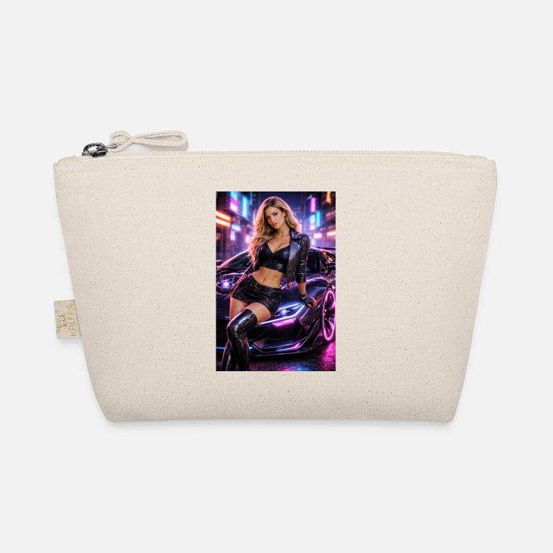 Neon Glam Auto Couture Bio-Täschchen