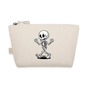 Dancing Skeleton Streetwear - Organic Pouch - nature - Front