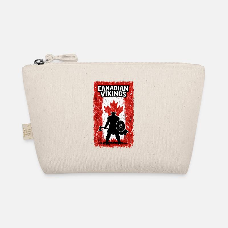 Canadian Vikings – Viking Warrior Canada Flag Organic Pouch