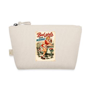 Pin-Up Bad Girls Drink Milkshakes: 50s Diner Style - Bio-Täschchen - Natur - Vorne
