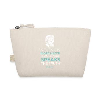 Greek Philosophy Plato Quote Truth - Organic Pouch - nature - Front