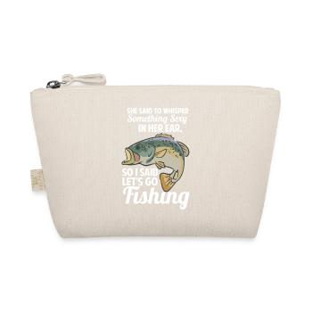 Fishing funny saying fishing - Organic Pouch - nature - Front