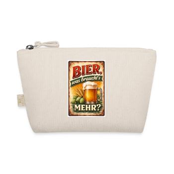 Bier, was braucht's Mehr? - Bio-Täschchen - Natur - Vorne