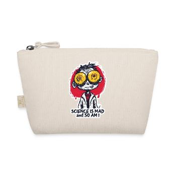 Autocollant du savant fou aux yeux grands ouverts - Trousse biologique - nature - Devant