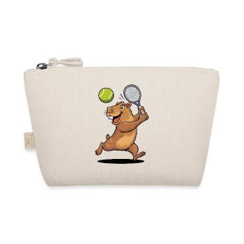 Dessin animé drôle de tennis jouant à Capybara pour - Trousse biologique - nature - Devant