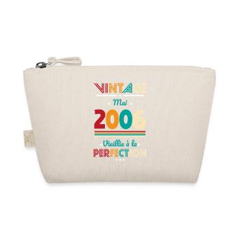 Anniversaire 20 ans - Vintage - Mai 2006 - Trousse biologique - nature - Devant