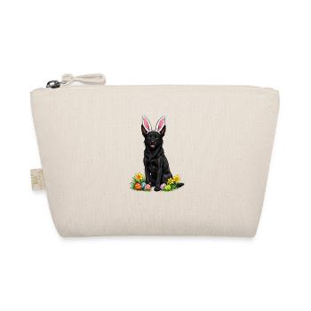 Chien de Pâques avec des oreilles de lapin et des œufs de Pâques - Trousse biologique - nature - Devant