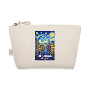 Chinatown New York Night Magic - Organic Pouch - nature - Front