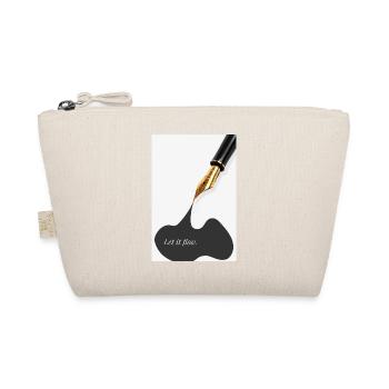 Let it flow Creativity Motivation Writing - Organic Pouch - nature - Front