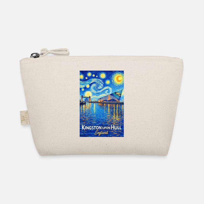 Kingston Hull England Night by the Water Organic Pouch