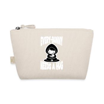 Rabbit Hug Every-Bunny Manga Cute - Organic Pouch - nature - Front