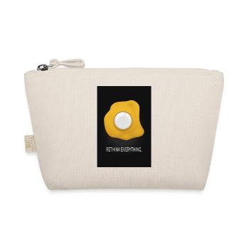 Rethink Everything Minimal Poster Egg Design - Organic Pouch - nature - Front