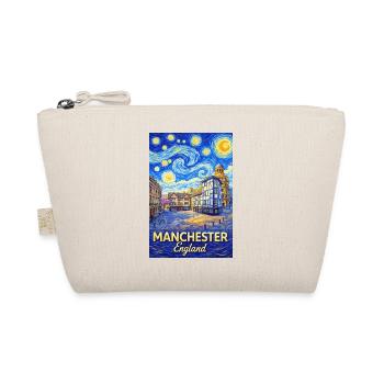 Manchester England Wolkenwirbel Skyline - Bio-Täschchen - Natur - Vorne