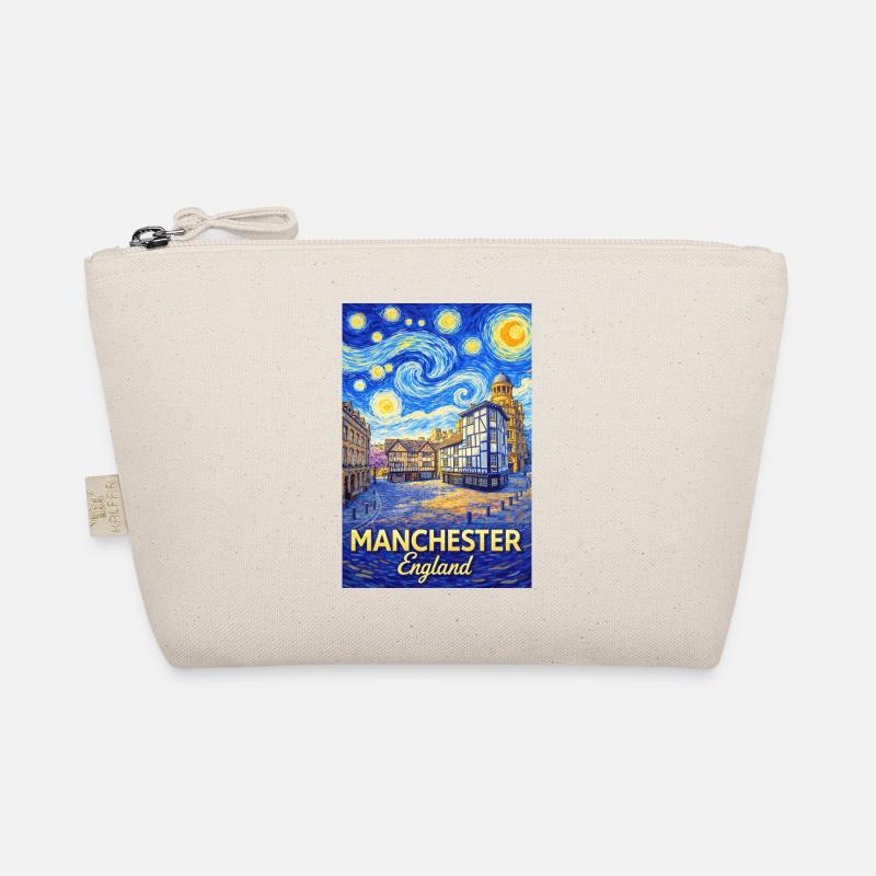 Manchester Angleterre Silhouette nuageuse Trousse biologique