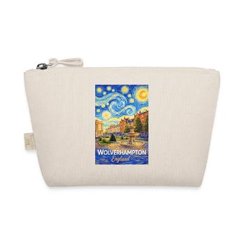 Wolverhampton England Starry Night - Organic Pouch - nature - Front