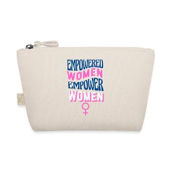 EMPOWER WOMEN – EMPOWER THE WORLD ♀ GIRL POWER - Organic Pouch - nature - Front