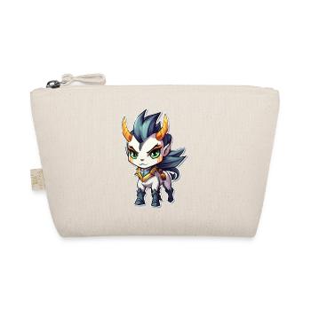 Chibi Demon Horse - Organic Pouch - nature - Front