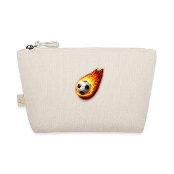Flaming Soccer Ball - Organic Pouch - nature - Front