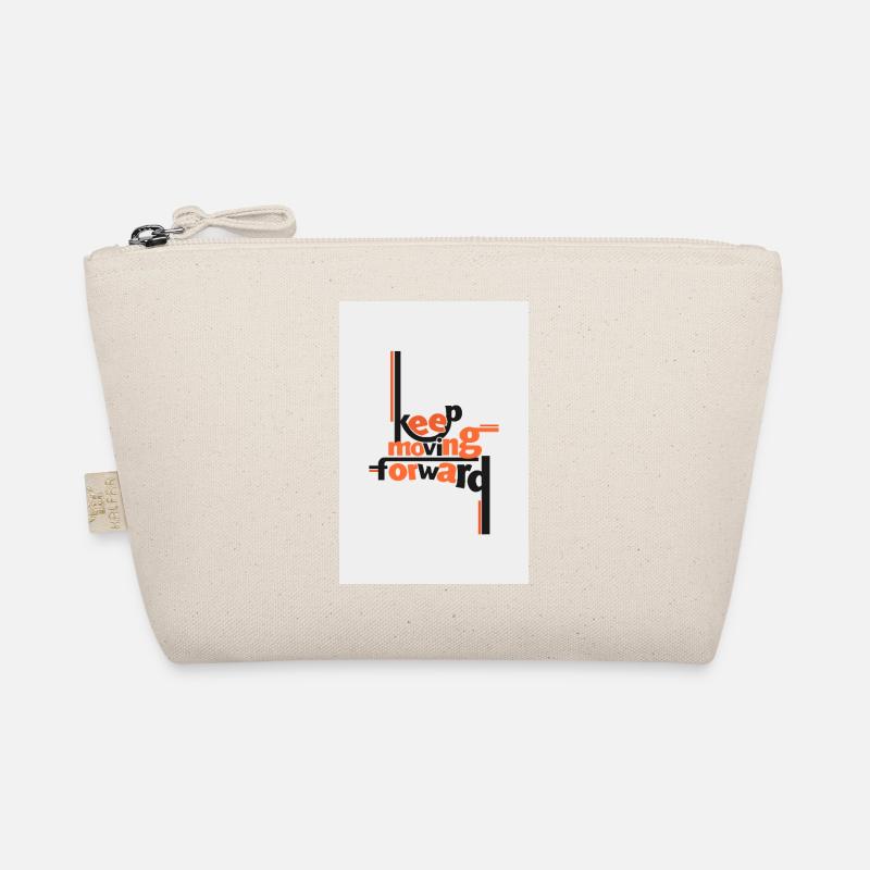 Keep Moving Forward Artistic Quote Organic Pouch