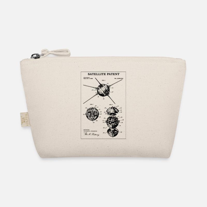 Satellite Blueprint Patent Organic Pouch