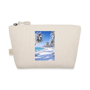 Winter Tropical Beach Landscape - Organic Pouch - nature - Front