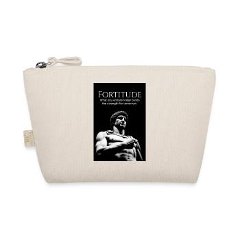 Fortitude Strength Today Power Tomorrow - Organic Pouch - nature - Front