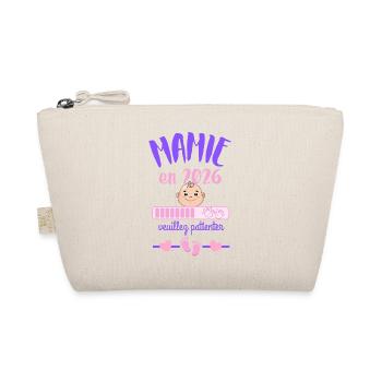 Grandma in 2026 Please wait - Organic Pouch - nature - Front