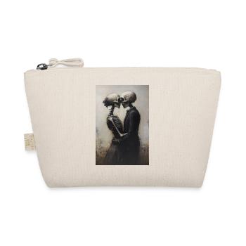 Skeleton couple in the fog - Organic Pouch - nature - Front