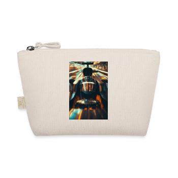 Neon Apex Racer Helmet in Motion - Organic Pouch - nature - Front