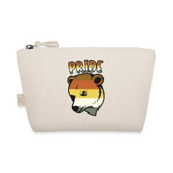 Bear Pride Flag LGBTQ Community Animal Graphic - Organic Pouch - nature - Front