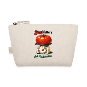 Size Matters: Lustige Riesen-Tomate auf Waage - Bio-Täschchen - Natur - Vorne