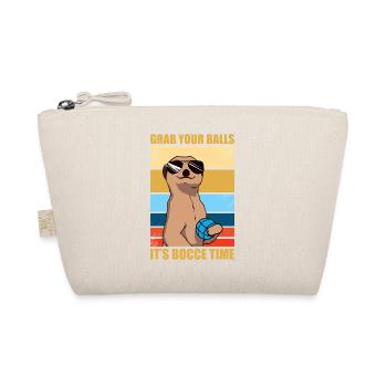 C’est l’heure de bocce, pétanque, boules, boules, joueurs - Trousse biologique - nature - Devant