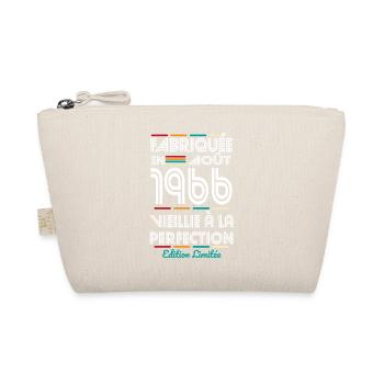 Anniversaire 60 ans - Fabriquée en Août 1966 - Trousse biologique - nature - Devant