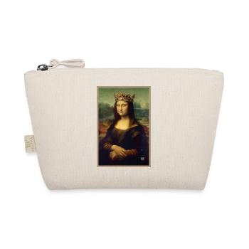 Krönte Mona Lisa, Königin der Museen - Bio-Täschchen - Natur - Vorne