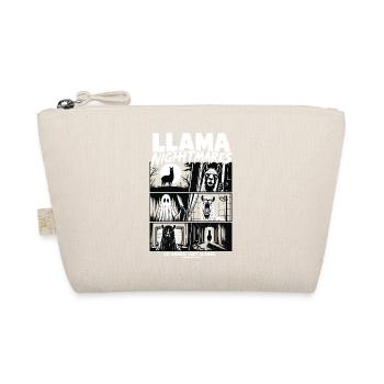 Llama Nightmares Horror Comic - Organic Pouch - nature - Front
